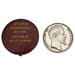 A Paris Exposition Universelle 1855 silver medal