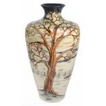 A Moorcroft Prestige 'Woodside Farm' vase, by Anji Davenport