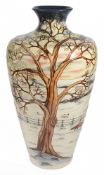 A Moorcroft Prestige 'Woodside Farm' vase, by Anji Davenport