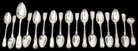 George III and later silver spoons