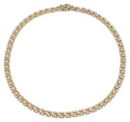 A Continental fancy link necklace