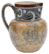 A Doulton Lambeth stoneware jug by Hannah Barlow