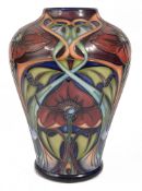 A Moorcroft for Liberty & Co. 'Tudric Dream' vase, designed by Rachel Bishop, 2005