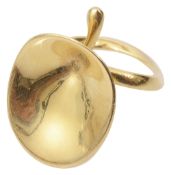 Vivianna Torun BŸlow-HŸbe for Georg Jensen: A 18ct gold modernist ring