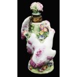 A Chelsea porcelain scent bottle and stopper c.1755