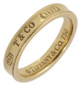 An 18ct gold Tiffany & Co. '1837' ring,