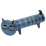 A Bitossi Ceramiche pottery 'Gatto' model of a cat