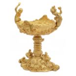 A late 19th century French Renaissance style ormolu tazza