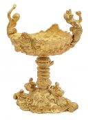 A late 19th century French Renaissance style ormolu tazza