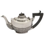 A George V silver bachelors teapot
