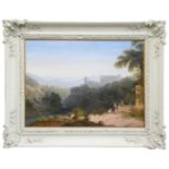 Brit. school (Early 19th century) 'Italian Landscape', oil on canvas