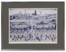 Laurence S Lowry, RBA, RA (Brit., 1887-1976) 'Britain At Play', print, signed