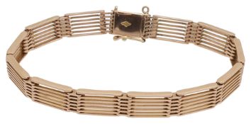 A Continental seven bar gate bracelet