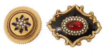 Two Victorian brooches