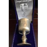 SILVER LIVERPOOL CATHEDRAL GOBLET 1978, WEIGHT APPROXIMATELY 100g