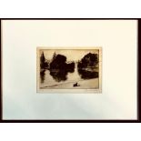 SEYMOUR HADEN- 'THE TOWING PATH', ETCHING, SIGNED LOWER LEFT, FRAMED AND GLAZED, APPROXIMATELY 14