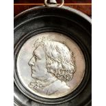 PORTRAIT MEDAL- MR HENRY IRVING, ONE OF THREE STRUCK IN ALUMINIUM, SEE ADDITIONAL INSCRIPTION IMAGE,