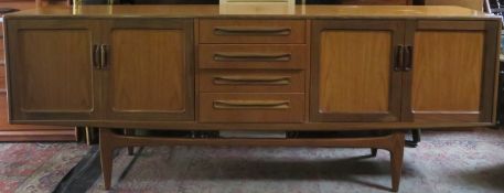 G Plan mid 20th century teak long John sideboard, designed for G Plan by V B Wilkins. Approx. 80.