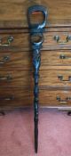 AFRICAN CARVED WALKING STICK