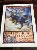 RACKHAM- 'LEGEND OF SLEEPY HOLLOW', PUBLISHED BY HARROP 1928