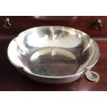 SILVER COLOURED METAL BOWL STAMPED 'STERLING KALO', APPROXIMATELY 160g WEIGHT AND 16cm DIAMETER