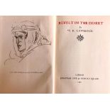 T E LAWRENCE- 'REVOLT IN THE DESERT', PUBLISHED CAPE 1927