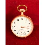 POCKET WATCH STAMPED 14k