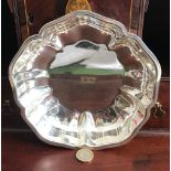 TIFFANY & CO SILVER SHAPED BOWL, STAMPED 'TIFFANY & CO STERLING SILVER', WEIGHT APPROXIMATELY 300g