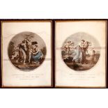 ANGELICA KAUFFMAN- 'CUPID'S REVENGE' AND 'CUPID DISARMED BY THE GRACES', PRINTS, SIGNED LOWER