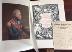 SOUTHEY - 'LIFE OF NELSON', ILLUSTRATED BY FRANK BRANGWYN ARA, PUBLISHED BY GIBBONS, WITH ORIGINAL