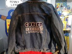 Cavern Club embroidered denim jacket modern