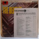 Please Please Me Mono LP black and yellow Parlophone label condition poor complete with Parlophone