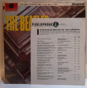 Please Please Me Mono LP black and yellow Parlophone label condition poor complete with Parlophone