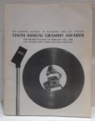 Tenth Annual Grammy Award programme 29th February 1968