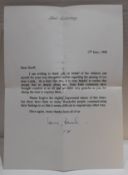 Letter dated 17th June 1998 to Geoff Emerick from Paul McCartney letter reads ?Dear Geoff I am