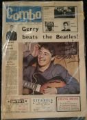 Combo magazine signed on the front by Frankie Thanks Gerry (Marsden)