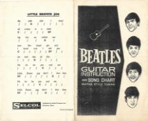 The Beatles Selcol Guitar instructions booklet 1963 UK