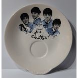 The Beatles Washington pottery biscuit plate UK c.1964