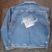 Meyer Sound denim jacket size large