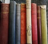Collection of eight books formerly the property of Stuart Sutcliffe original Beatles bass player