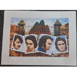 Beatles Strawberry Fields original limited edition print by artist Maurice Cockrill signed and