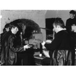 Peter Kaye Photograph of The Beatles rehearsing at The Cavern Club Liverpool 22nd August 1962