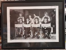 Limited Edition photograph of the Beatles by Max Scheler framed and mounted No 53/250 size approx.