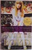 Pattie Boyd signed copy of Wonderful Tonight book signed To Frank