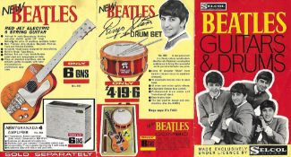 The Beatles Selcol instruments sales tri-fold booklet 1963 UK