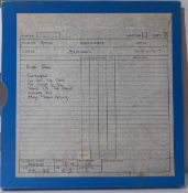 Two Reel-to-Reel tapes featuring Badfinger. Tapes contain side one and two of an unreleased