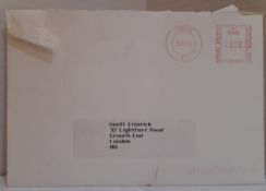 Envelope dated 25-3-99 containing letter from Paul McCartney dated 24th March 1999 regarding Band on