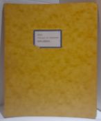 Yellow Ring Binder with sticker on front Apple Policies and Procedures Geoff Emerick