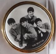 The Beatles ladies compact has slight dent in lid UK c1964