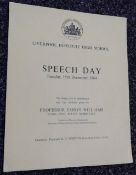 Liverpool Institute Speech Day 15th December 1964